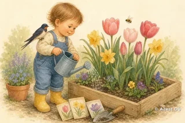 Garden and flowers