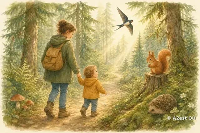 In the forest
