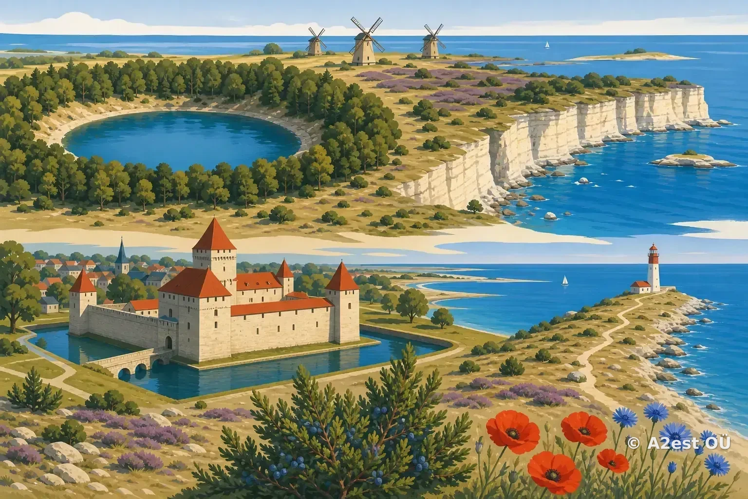 Pärnu to the Saaremaa ring